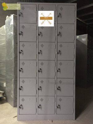 Tủ sắt locker 18 ngăn